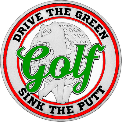 Green "Golf" with Red Outer Circular Borders